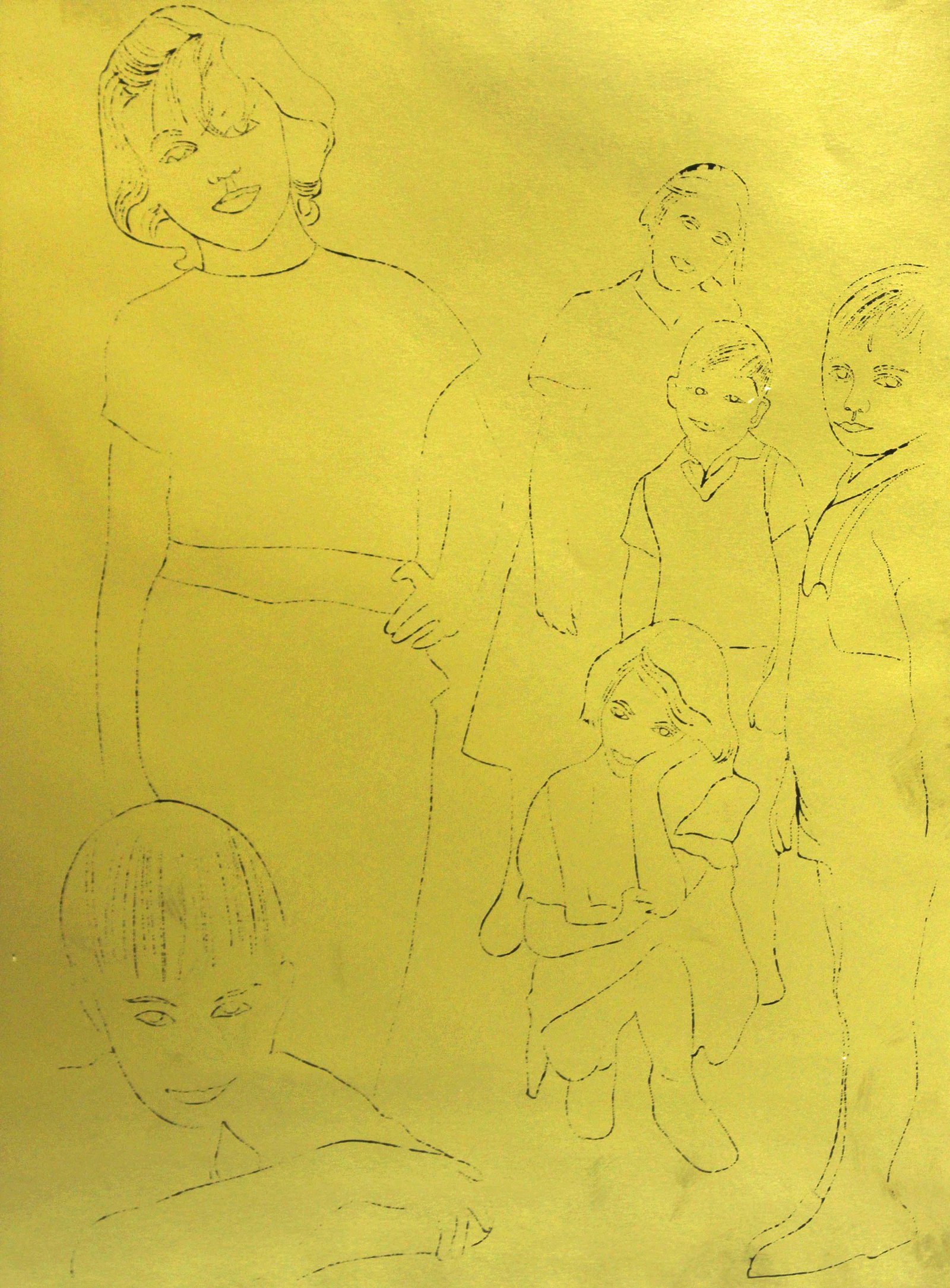 Andy Warhol - A Gold Book X: Artist: Andy Warhol Title: A Gold Book X Year: 1957 Dimensions: 15in. by 11.8in. Edition: From the rare limited edition Publisher: Self-published by Warhol
