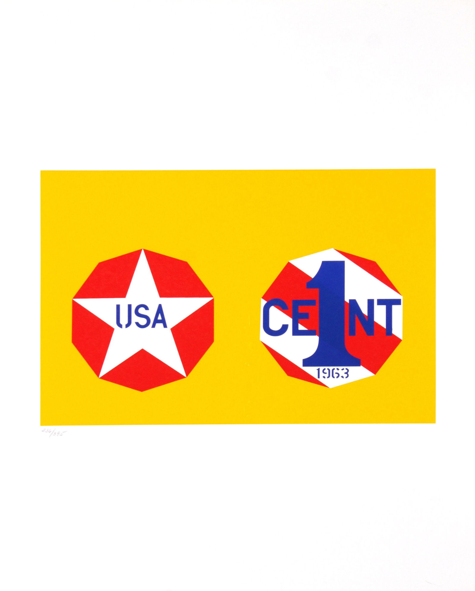 Robert Indiana - The American Dream 9: Artist: Robert Indiana Title: The American Dream 9 Year: 1997 Dimensions: 22.5in. by 17.5in. Edition: From the limited edition of 395 Publisher: Marco Fine Arts