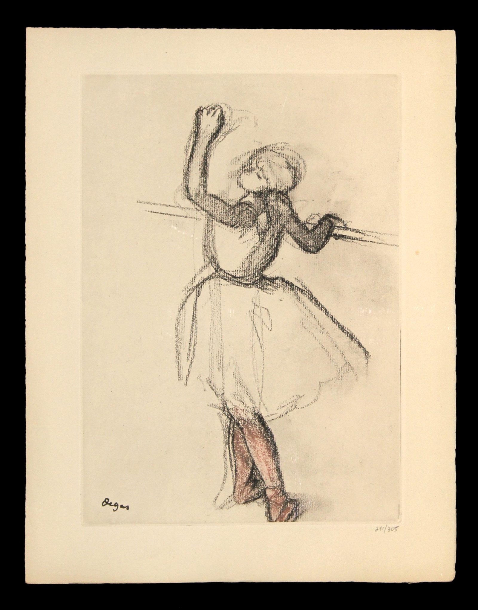 Edgar Degas - Untitled from "Danse Dessin": Artist: Edgar Degas Title: Untitled from "Danse Dessin" Year: 1936 Dimensions: 14in. by 10in. Edition: From the rare limited edition Publisher: Ambrose Vollard