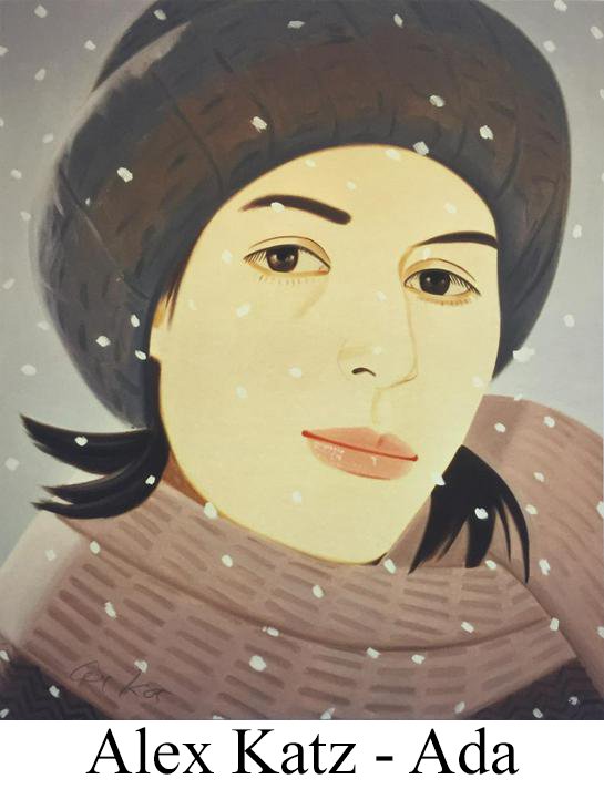 Alex Katz - December (Ada): Artist: Alex Katz Title: December (Ada) Year: 2020 Dimensions: 11 1/2in. by 9 1/2in. Edition: From the Rare Limited Edition of 100 Publisher: Rizzoli Electa