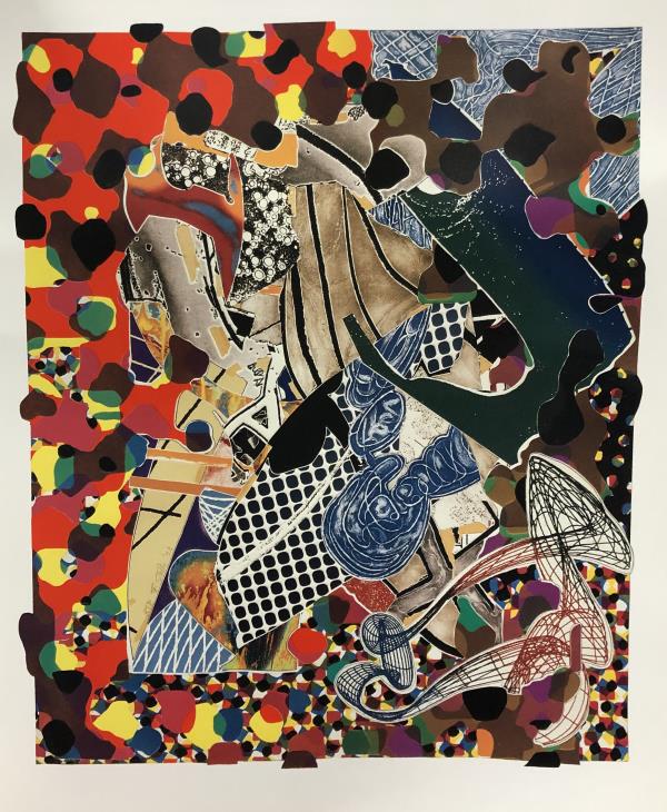 Frank Stella - The Affidavit: Artist: Frank Stella Title: The Affidavit Year: 1993 Dimensions: 11 1/2in. by 8 7/8in. Edition: From the rare limited edition Publisher: Tyler Graphics Ltd.