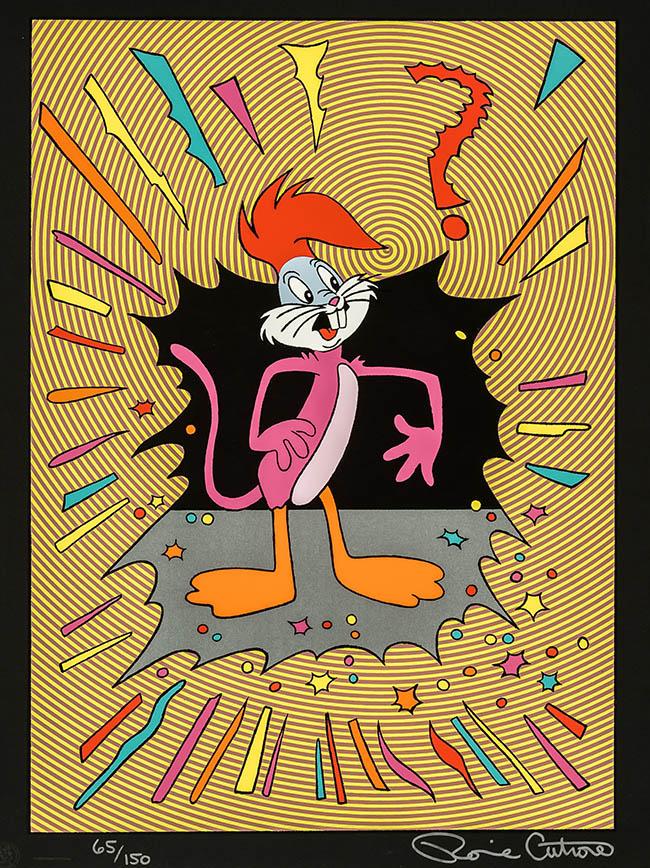Ronnie Cutrone - Identity Crisis (Bugs Bunny): Artist: Ronnie Cutrone Title: Identity Crisis (Bugs Bunny) Year: 1989 Dimensions: 39 1/2in. by 29 1/5in. Edition: From the Rare Limited Edition of 250 Medium: S