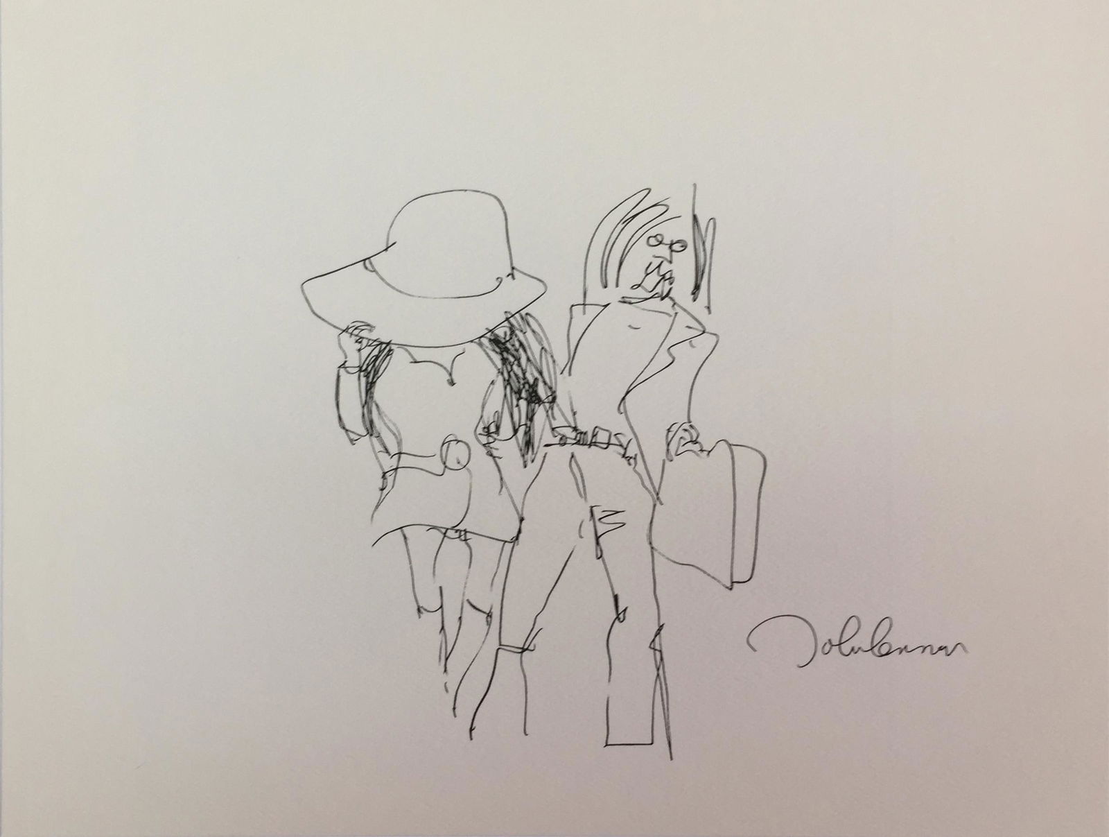 John Lennon - Bag One XI: Artist: John Lennon Title: Bag One XI Year: 1969 Dimensions: 8.5in. by 11in. Edition: From the rare limited edition Publisher: Bank Street Atelier Ltd New York<