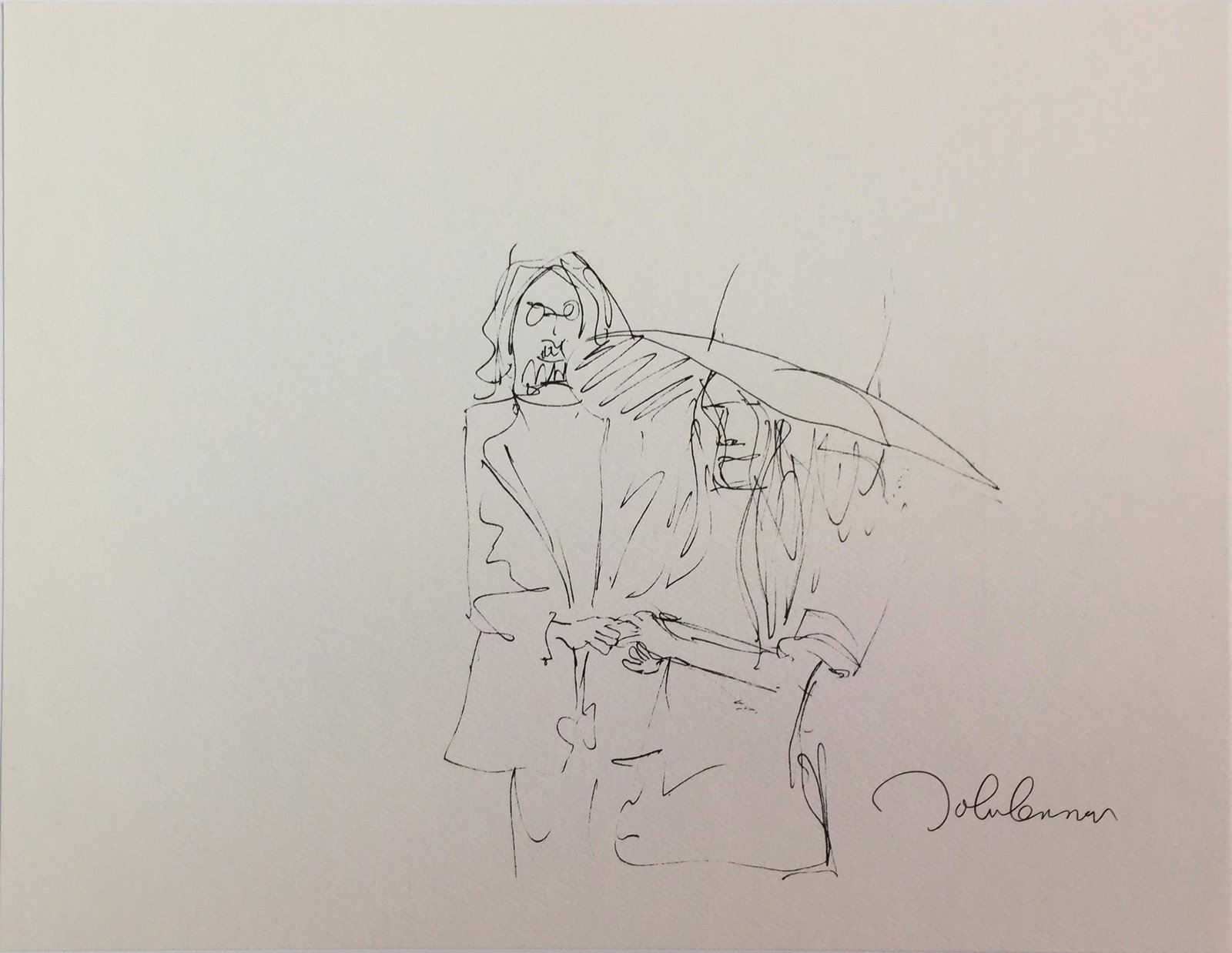 John Lennon - Bag One XIII: Artist: John Lennon Title: Bag One XIII Year: 1969 Dimensions: 8.5in. by 11in. Edition: From the rare limited edition Publisher: Bank Street Atelier Ltd New Yor