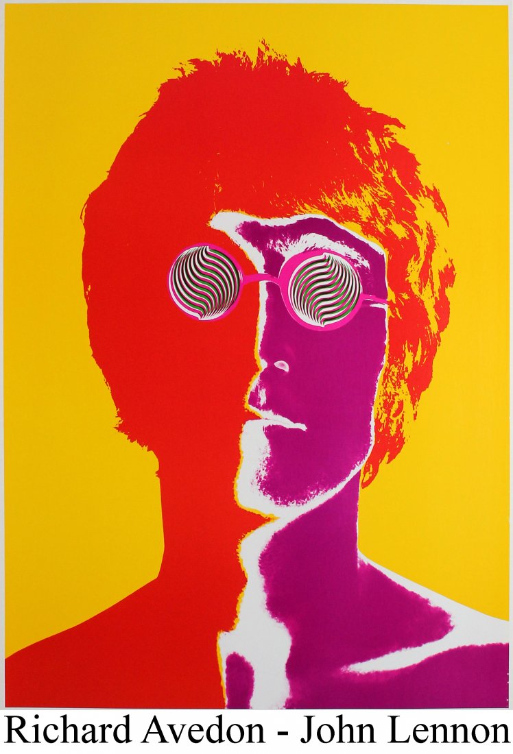Richard Avedon - John Lennon: Artist: Richard Avedon Title: John Lennon Dimensions: 18 3/4in. by 27in. Edition: From the limited edition Publisher: NEMS Enterprises Ltd. Medium: Original lit