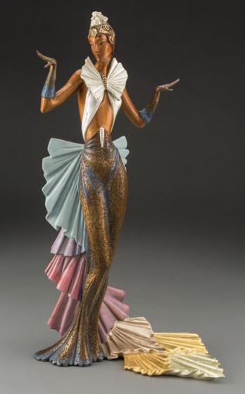 Erte - Copacabana: Artist: Erte Title: Copacabana Year: 1990 Dimensions: 18 1/2in. by 10 1/2in. Weight: 0 Edition: From the Rare Limited Edition of 375 Publisher: C