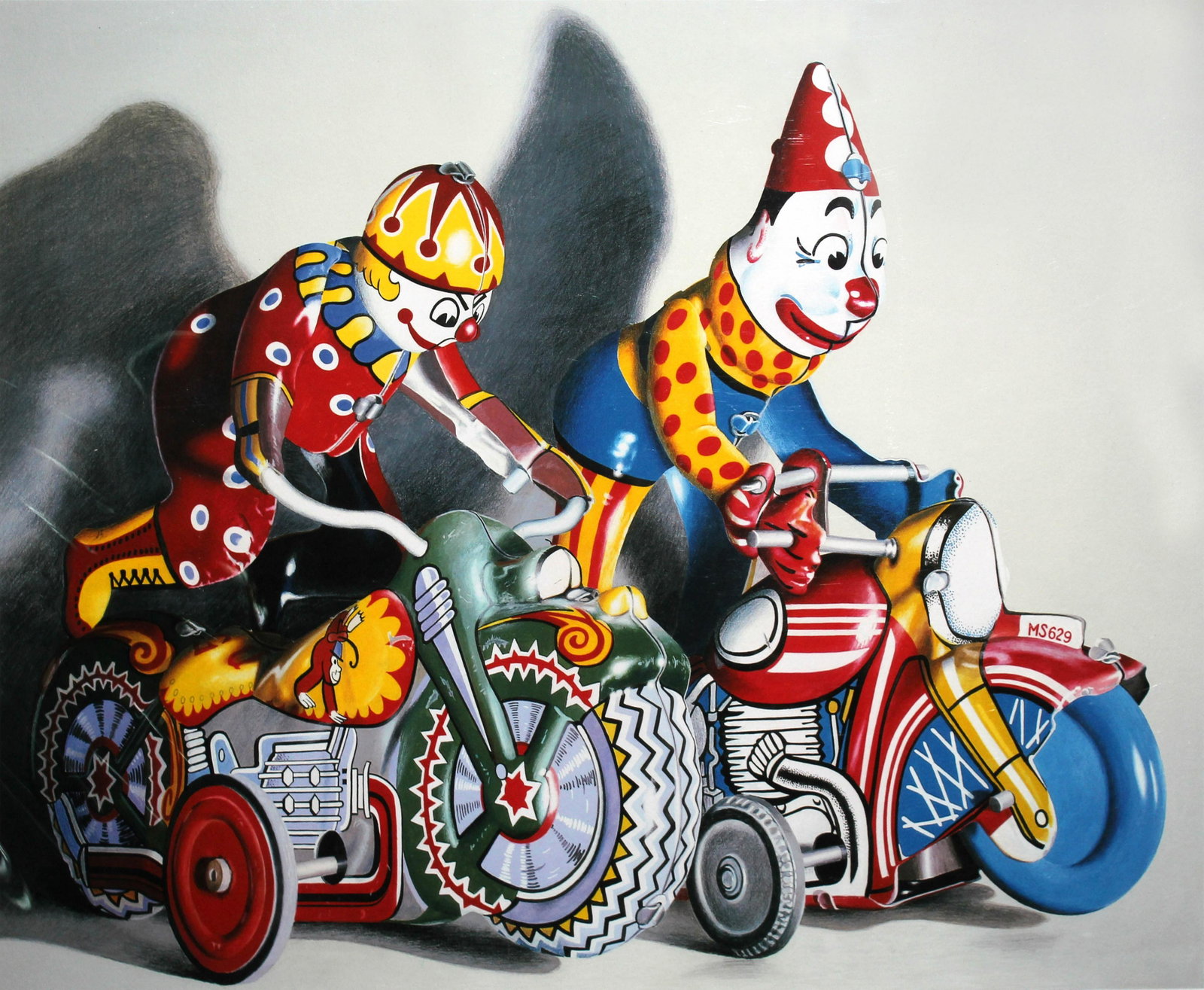 Charles Bell "Hot Pursuit": Artist: Charles Bell Title: Hot Pursuit Year: 1984 Medium: Silkscreen Edition: 117 from the limited edition of 150 Size: 27 1/2" x 22 1/2" Signature: Signed and numbered by the artist in pencil<