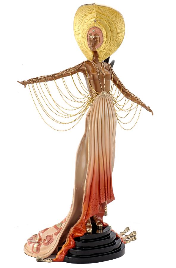 Erte - L'orientale: Artist: Erte Title: L'orientale Year: 1989 Dimensions: 10in. by 22in. Edition: From the rare limited edition of 375 Publisher: Chalk and Vermillion and Sevenart