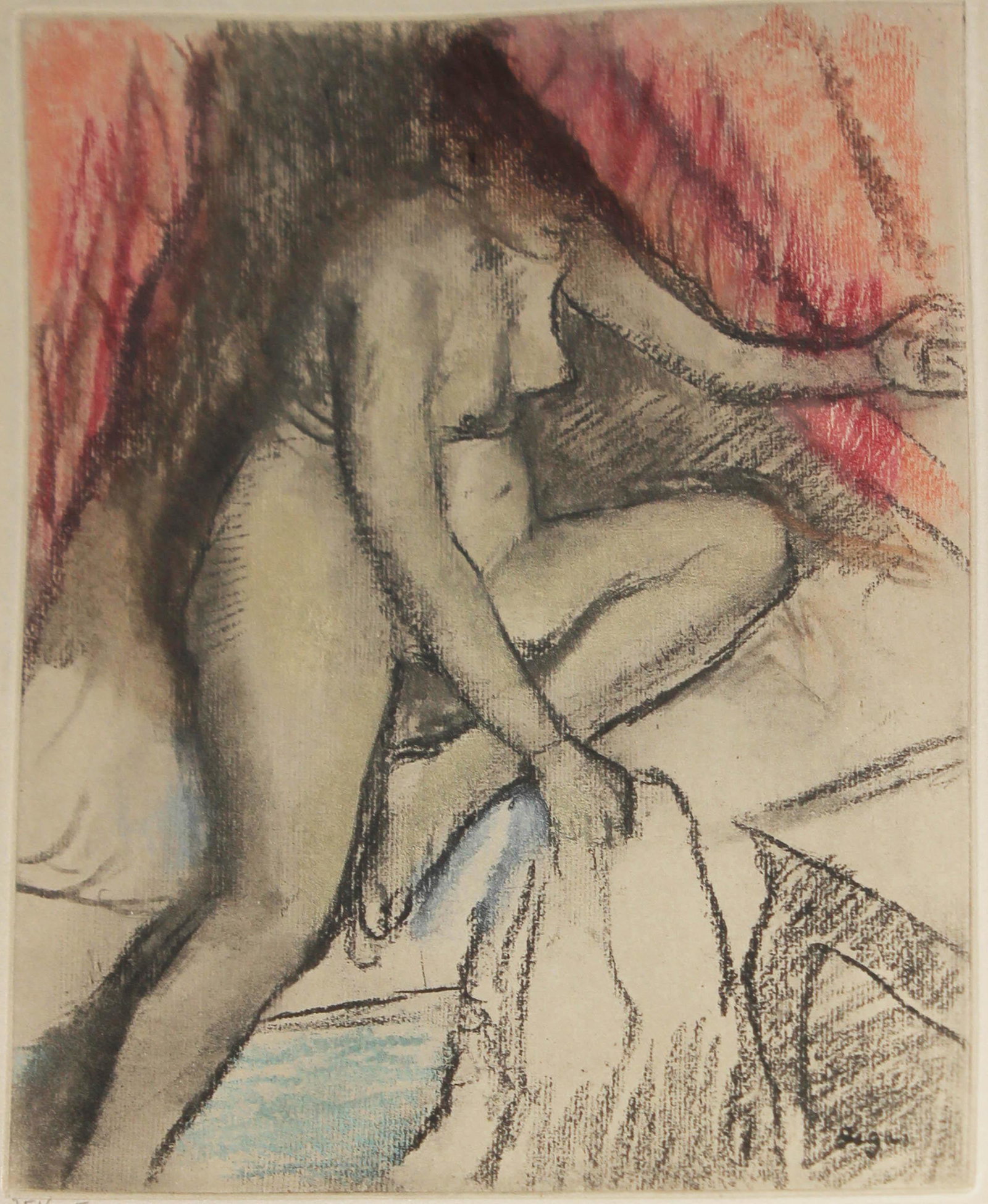 Edgar Degas - From the Danse Dessin: Artist: Edgar Degas Title: From the Danse Dessin Year: 1936 Dimensions: 10in. by 13in. Edition: From the rare limited edition of 305 Publisher: Ambroise Vollard