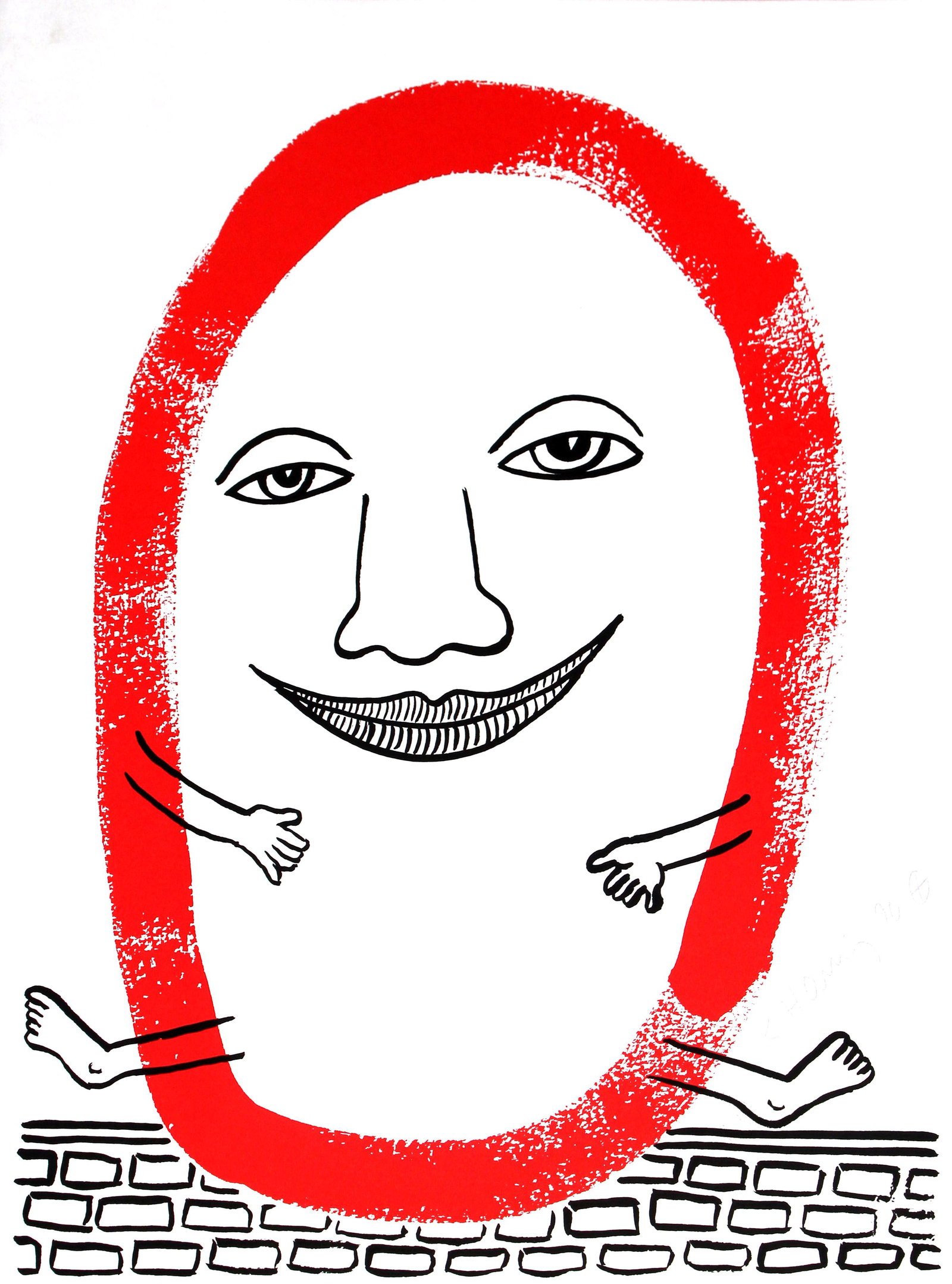 Keith Haring - No. 5 (Story of Red and Blue) (1 of 2)