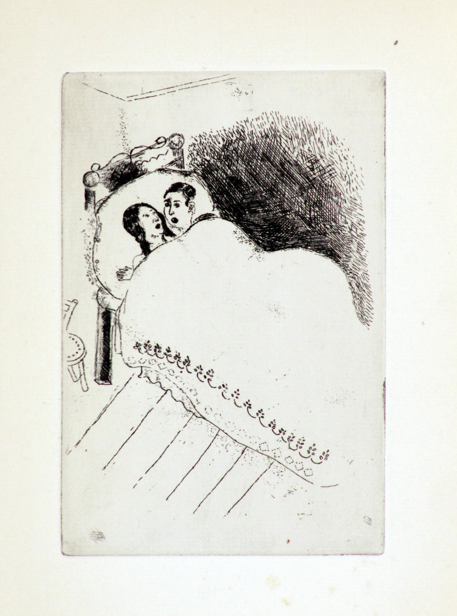 Marc Chagall - Couple in Bed (1 of 1)