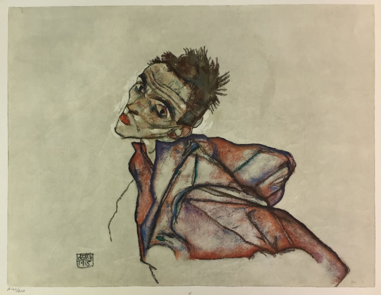 Egon Schiele (After) - Self Portrait (1 of 1)