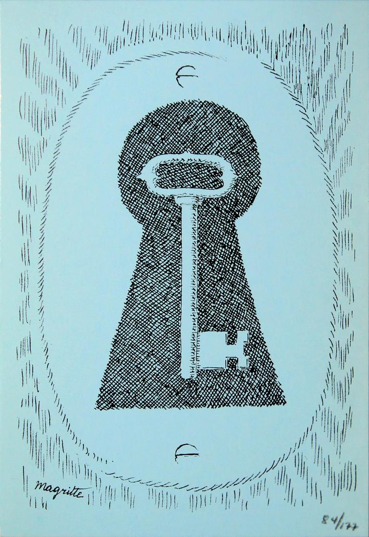 Rene Magritte (After) - Untitled (Key) (1 of 1)