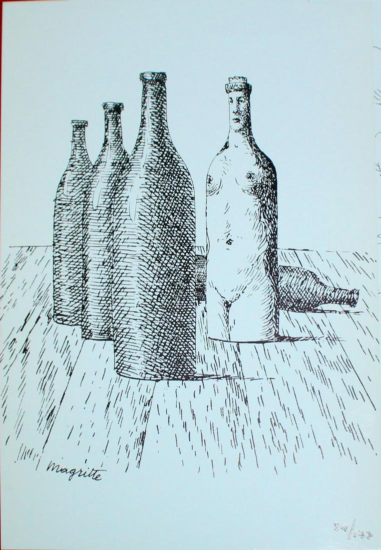 Rene Magritte (After) - Untitled (Bottles) (1 of 1)