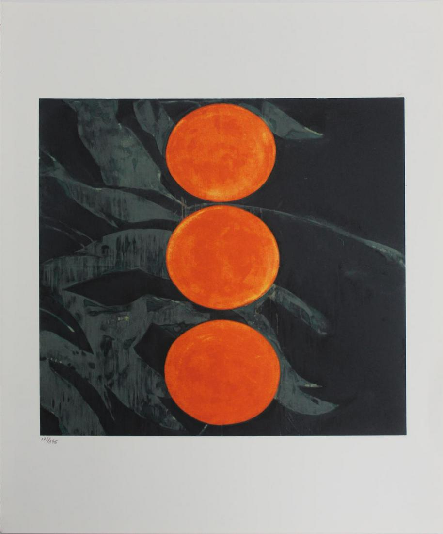Donald Sultan - Untitled from "Visual Poetics": Artist: Donald Sultan Title: Untitled from "Visual Poetics" Year: 1998 Dimensions: 22in. by 17in. Edition: From the limited edition of 395 Publisher: Marco Fine Arts