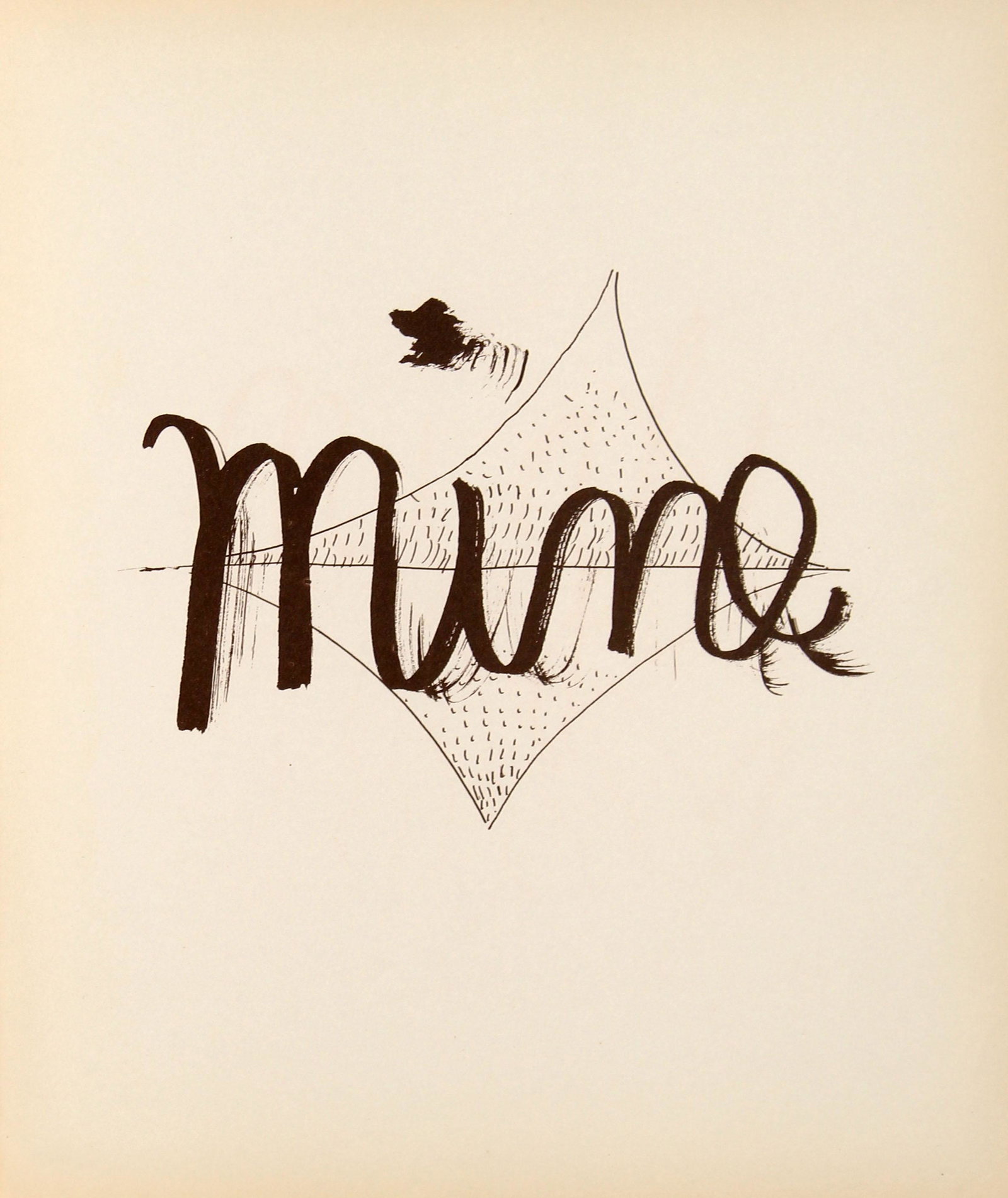 Man Ray - Mine: Artist: Man Ray Title: Mine Year: 1948 Dimensions: 11in. by 8.5in. Edition: 10 from the limited edition of 500 Publisher: Copley Galleries Beverly Hills Suite: