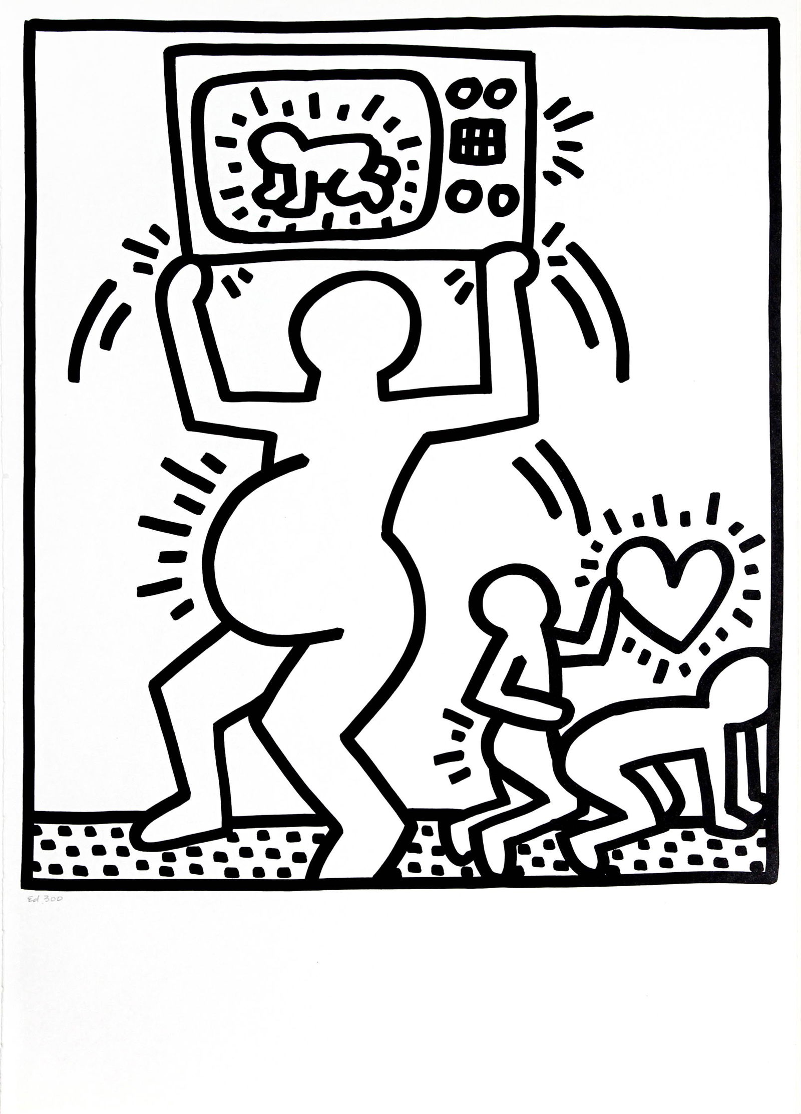 Keith Haring - TV Baby (from Lucio Amelio Suite) (1 of 1)