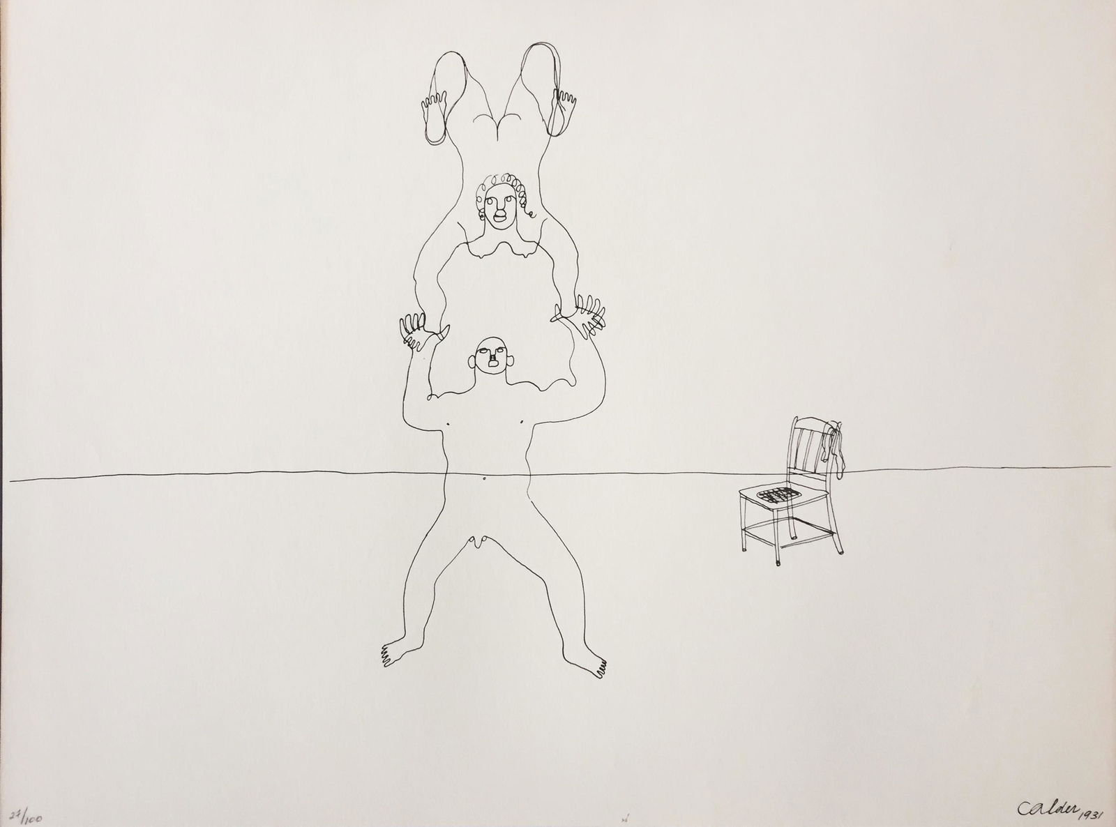 Alexander Calder (after) - Untitled (Strong Man)  from (1 of 1)