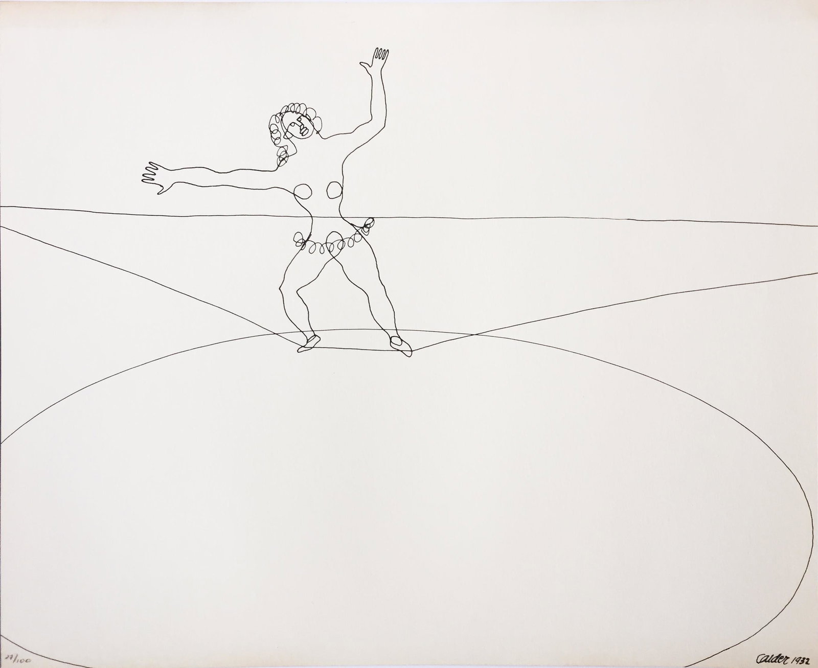Alexander Calder (after) - Untitled (Tight Rope I) from (1 of 1)