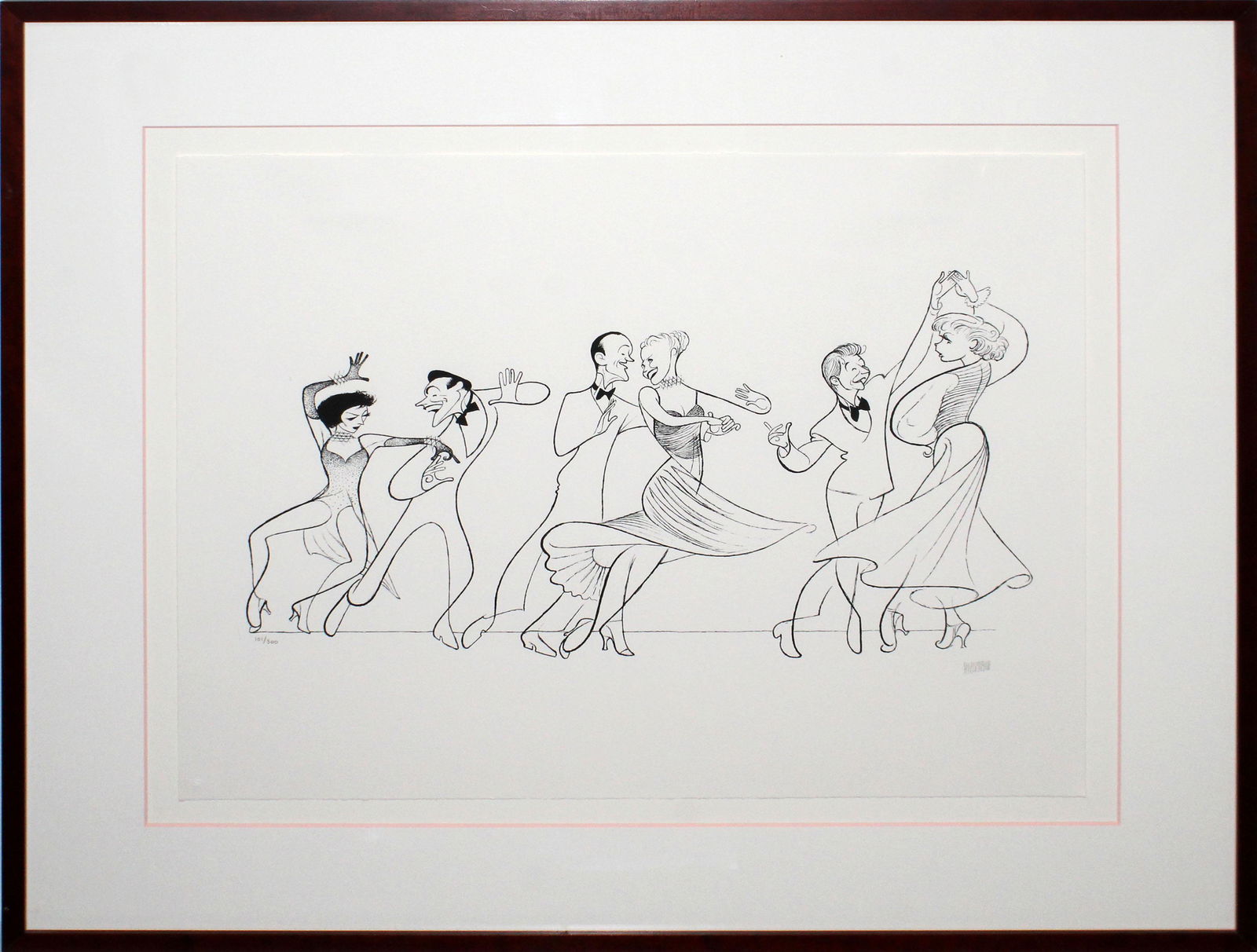 Al Hirschfeld - Ill Take Romance: Artist: Al Hirschfeld Title: Ill Take Romance Dimensions: 23in. by 29in. Edition: From the rare limited edition of 300 Medium: Original lithograph on paper Conditio