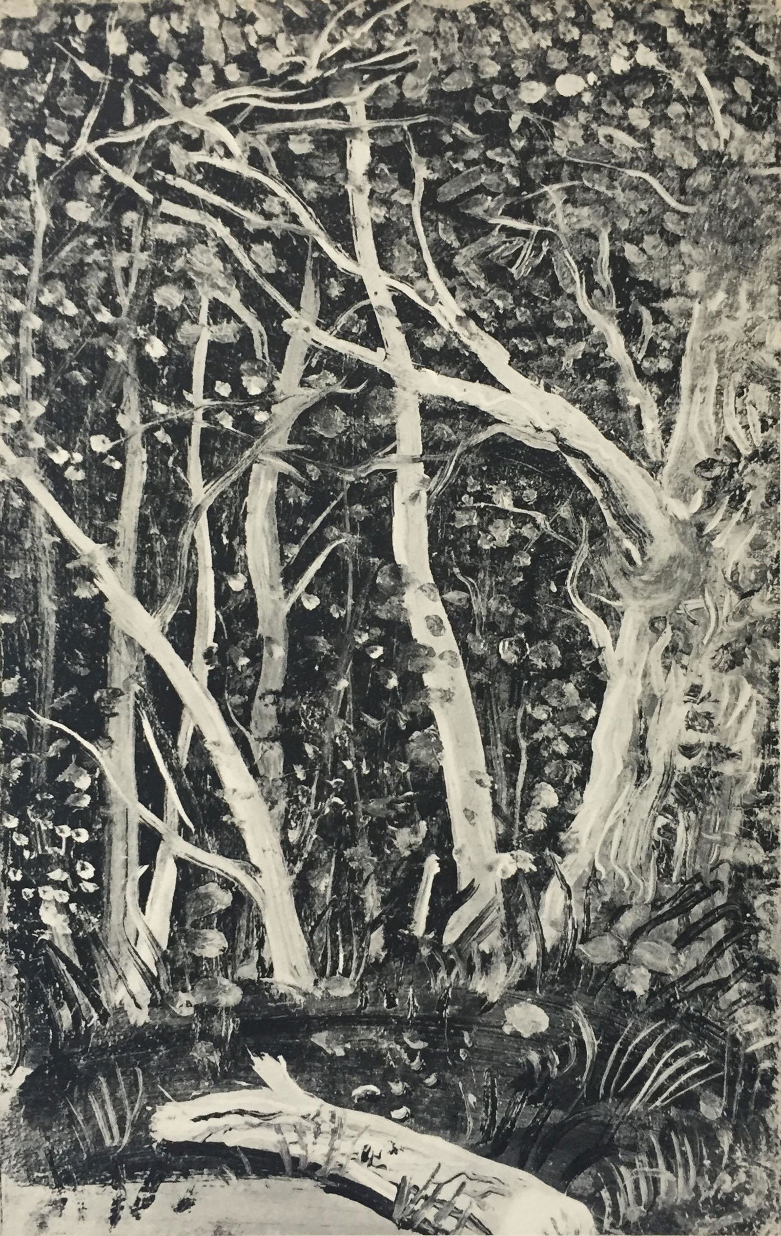 Andre Derain - Sous-Bois: Artist: Andre Derain Title: Sous-Bois Year: 1953 Dimensions: 10in. by 14in. Edition: From the Rare Limited Edition Publisher: Editions de la revue Verve