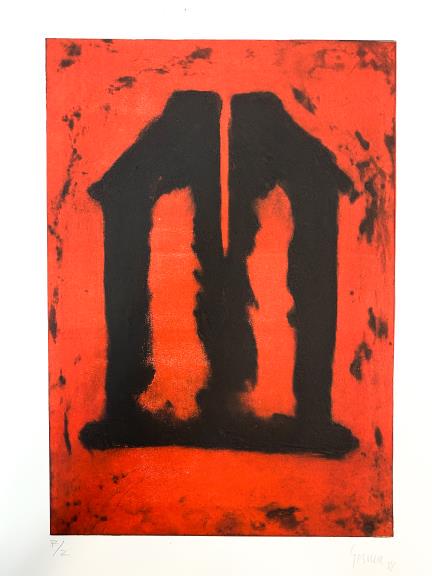 Raymundo Sesma - Untitled III: Artist: Raymundo Sesma Title: Untitled III Year: 1988 Dimensions: 21in. by 31in. Edition: F/2 Suite: Peregrino da Noite Medium: Original color e