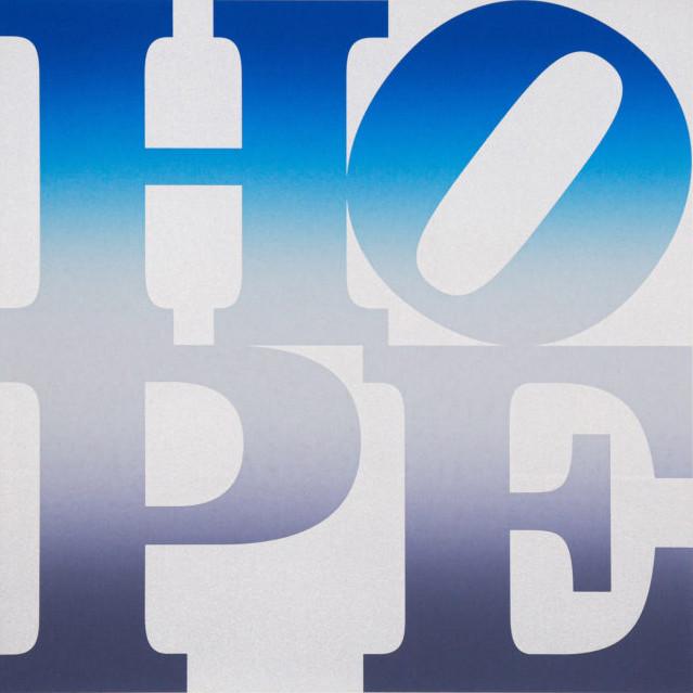 Robert Indiana - Winter (Four Seasons of Hope Silver) (1 of 1)