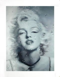 Yang Qian - Water Drop Marilyn: Artist: Yang Qian Title: Water Drop Marilyn Year: 2008 Dimensions: 40in. by 32in. Edition: Printer's Proof 9 from the limited edition of 10 Medium: Original serigraph on Ar