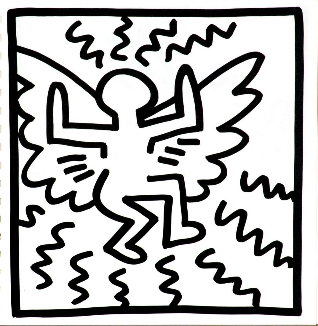 Keith Haring - Untitled (Angel) (1 of 1)