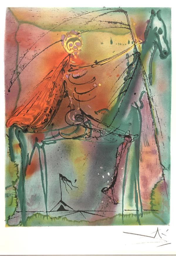 Salvador Dali - Le Cheval De la Mort (1 of 1)