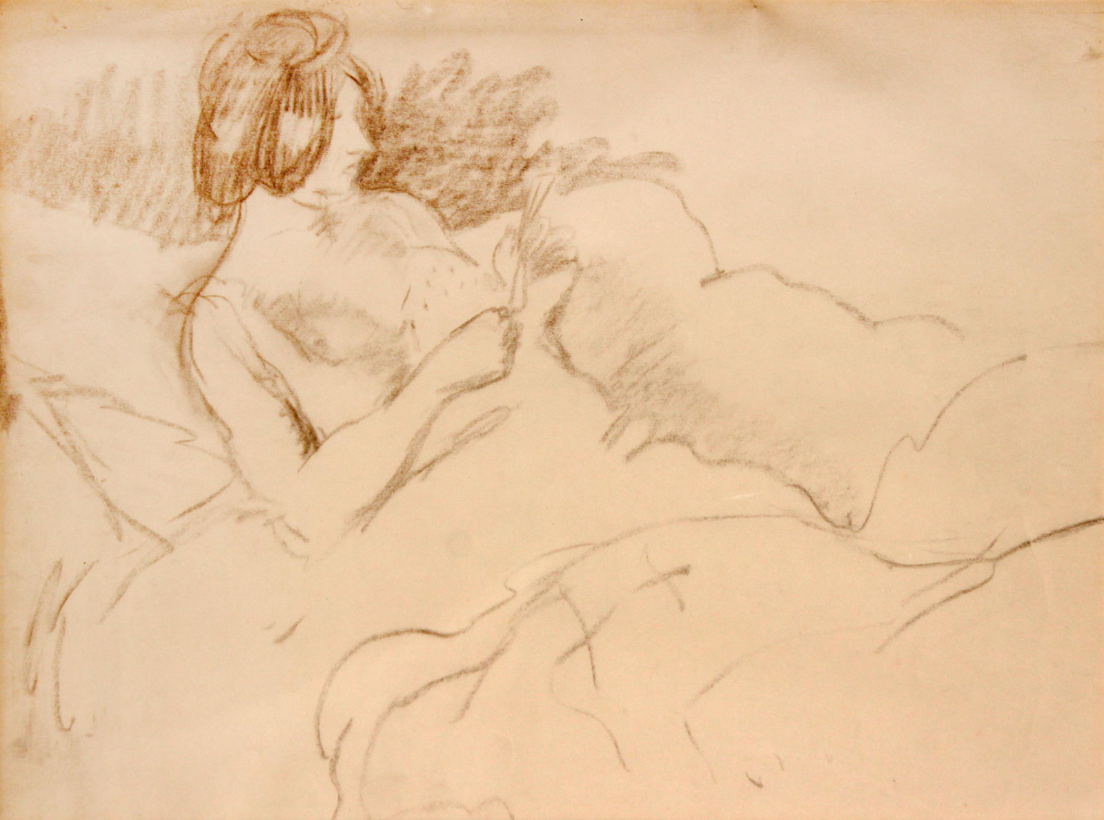 Ludovic-Rodo Pissarro - Woman Reading Letter (1 of 1)