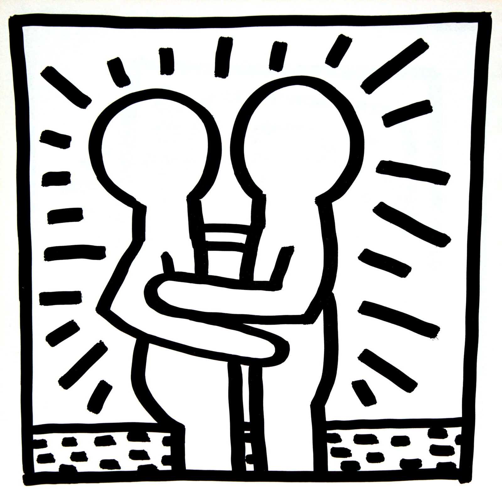 Keith Haring - Untitled (Hug) (1 of 1)