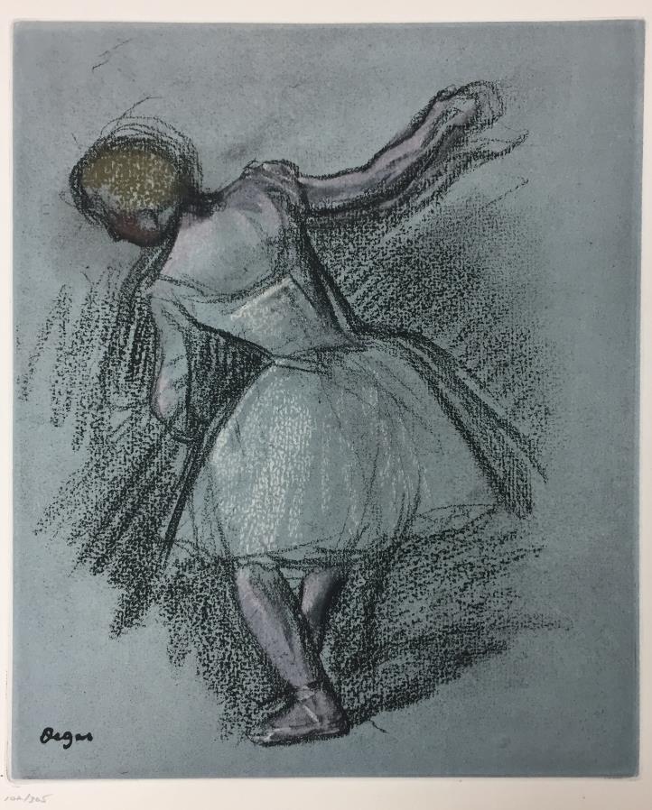 Edgar Degas - Untitled From the Danse Dessin: Artist: Edgar Degas Title: Untitled From the Danse Dessin Year: 1936 Dimensions: 9.7in. by 12.7in. Edition: From the rare limited edition of 305 Publisher: Ambr