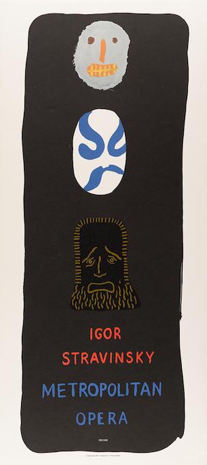 David Hockney - Igor Stravinsky: Metropolitan Opera (1 of 1)