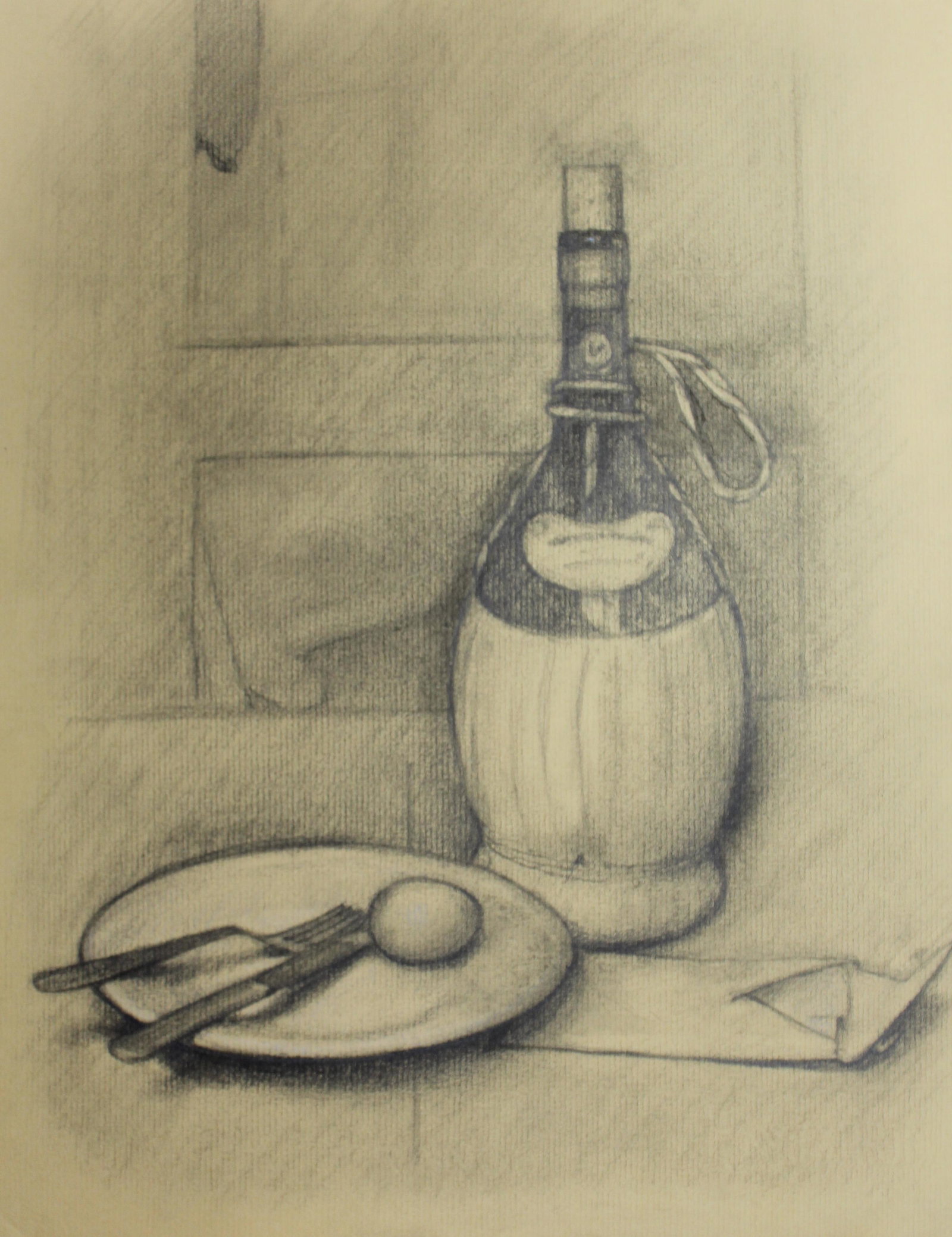 Bo Bartlett - Untitled IV: Artist: Bo Bartlett Title: Untitled IV Year: 1973 Dimensions: 9 3/4in. by 12 3/4in. Edition: original work Medium: drawing on paper Condition: Ex