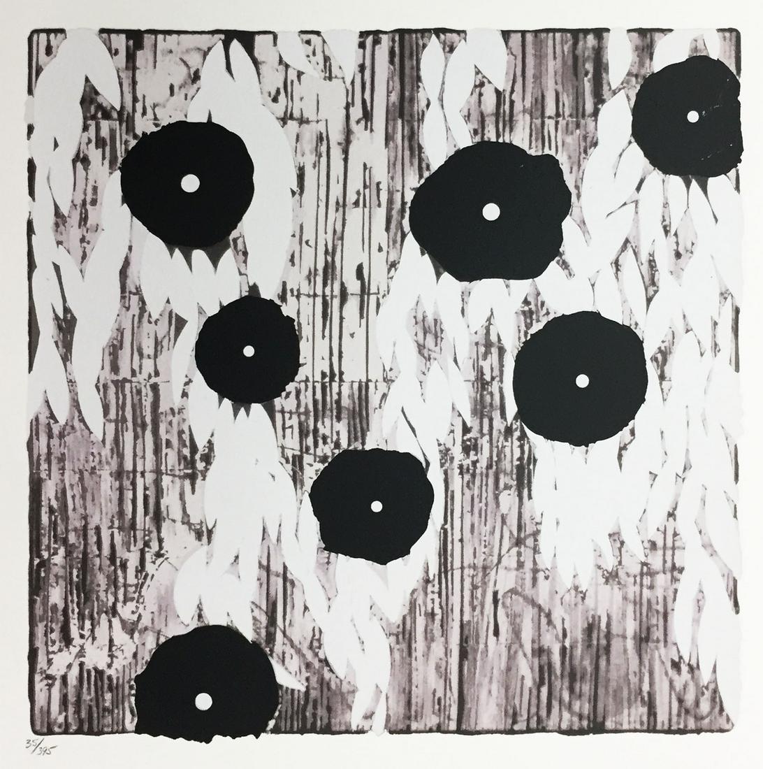 Donald Sultan - Untitled, from "Visual Poetics": Artist: Donald Sultan Title: Untitled from "Visual Poetics" Year: 1998 Dimensions: 22in. by 17in. Edition: From the limited edition of 395 Publisher: Marco Fine Arts