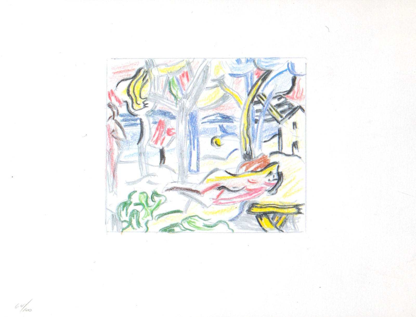 Roy Lichtenstein - Reclining Figures in Landscape (1 of 1)