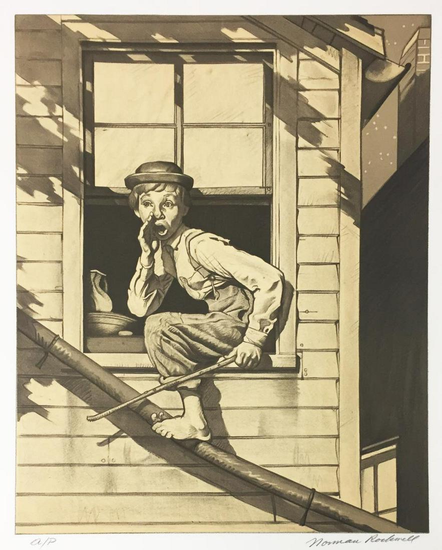 Norman Rockwell - Out the Window (1 of 1)