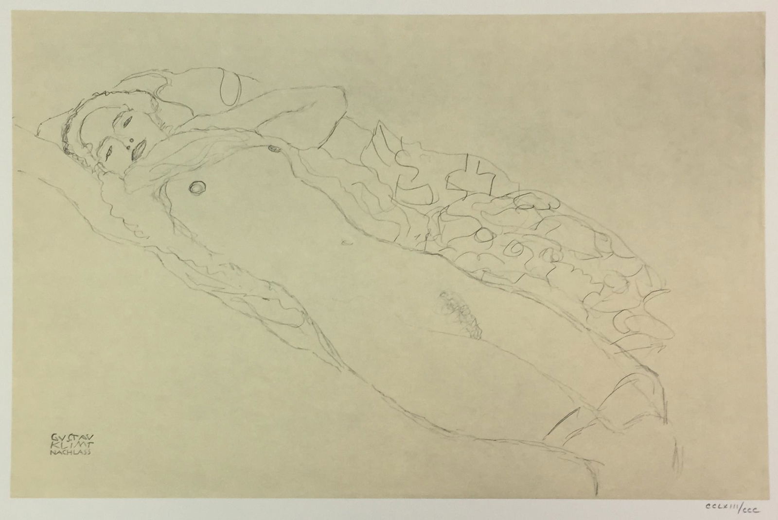 Gustav Klimt - Untitled Study (XVIII) (1 of 1)