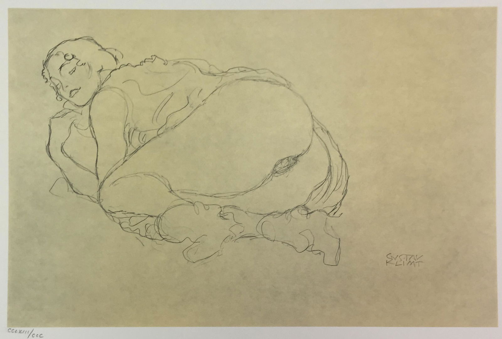 Gustav Klimt - Untitled Study (XXI) (1 of 1)