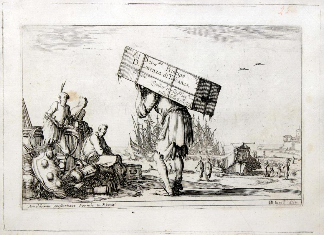 Stefano della Bella - Au Milieu un Hommeen Haillons (1 of 1)