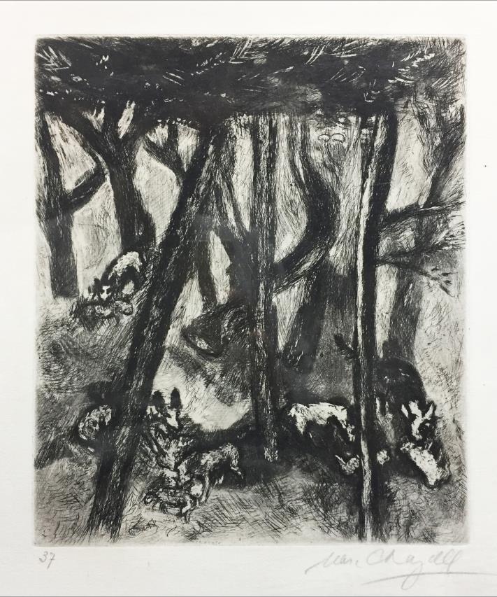 Marc Chagall - The Wolves and the Ewes (1 of 3)