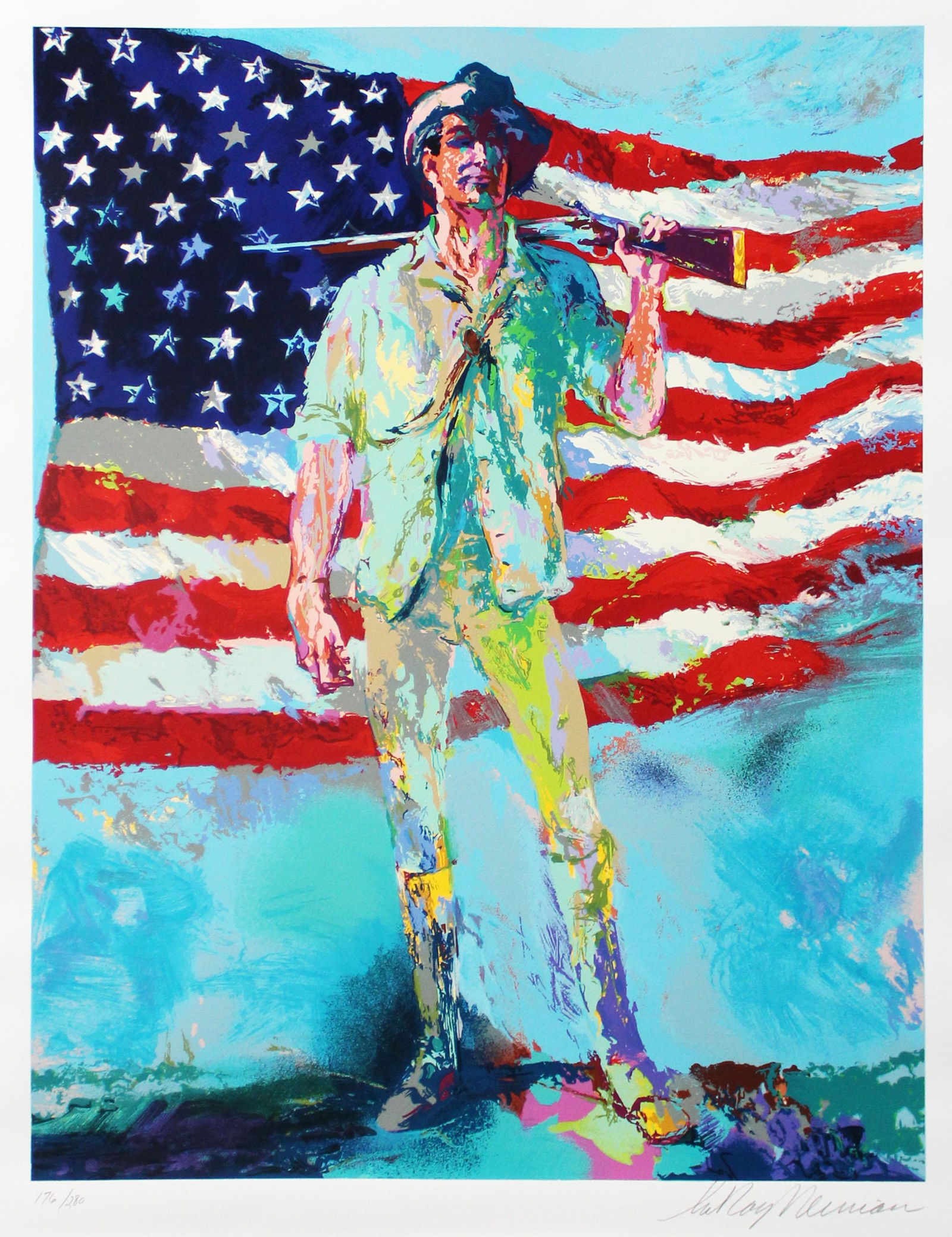 Leroy Neiman - The Minuteman (1 of 1)