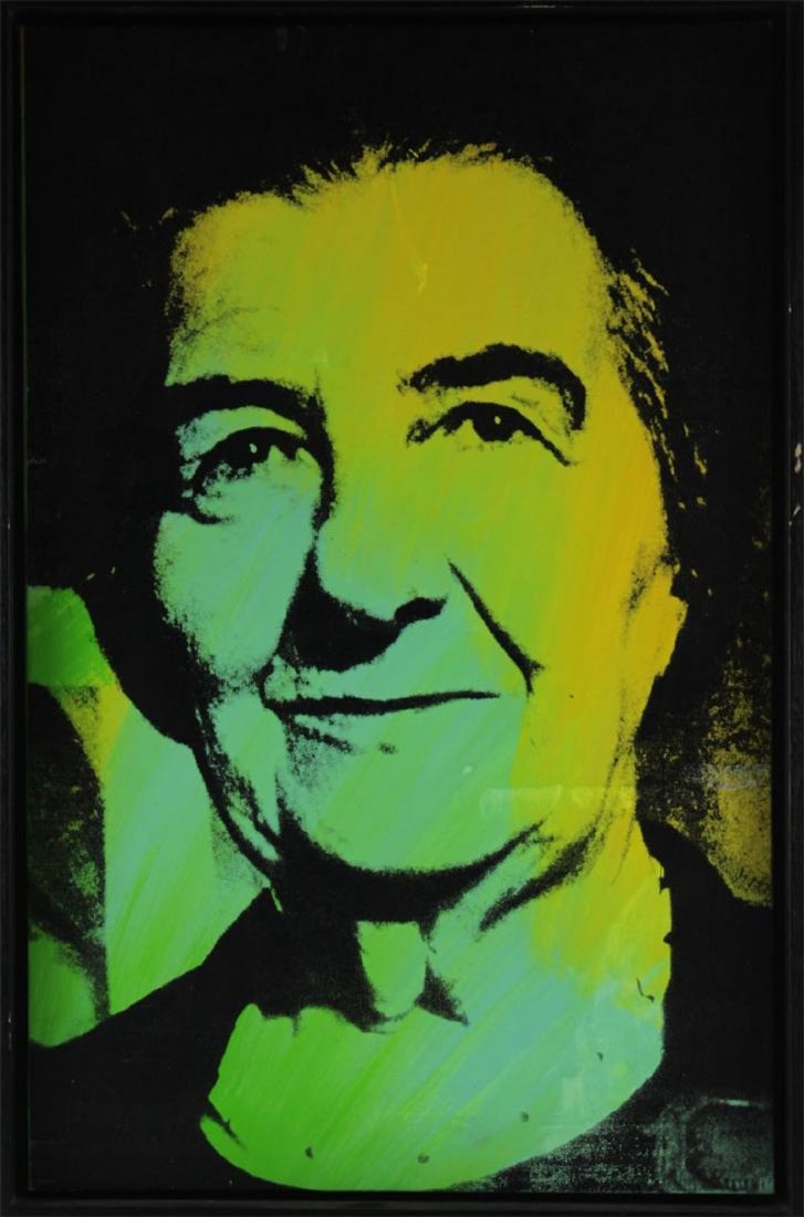 Steve Kaufman - Golda Meir (1 of 1)
