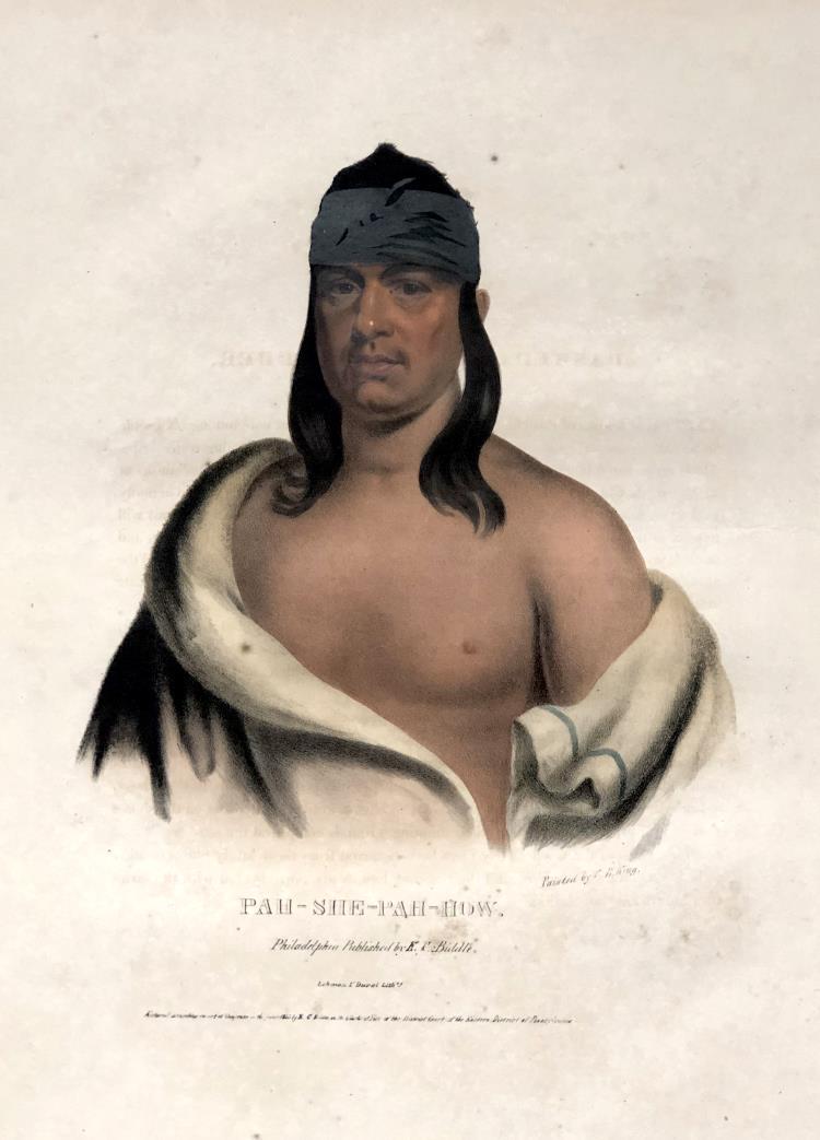 Charles Bird King - Pah-She-Pah-How. (1 of 1)