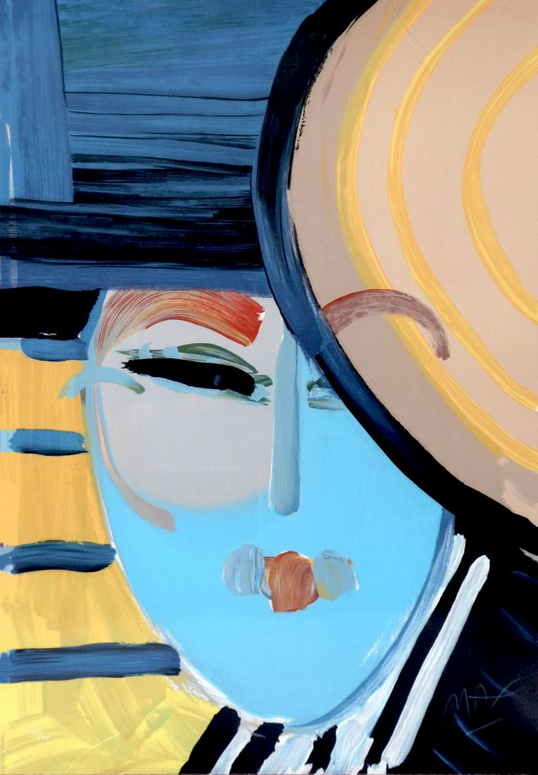 Peter Max - Deco Lady (1 of 1)