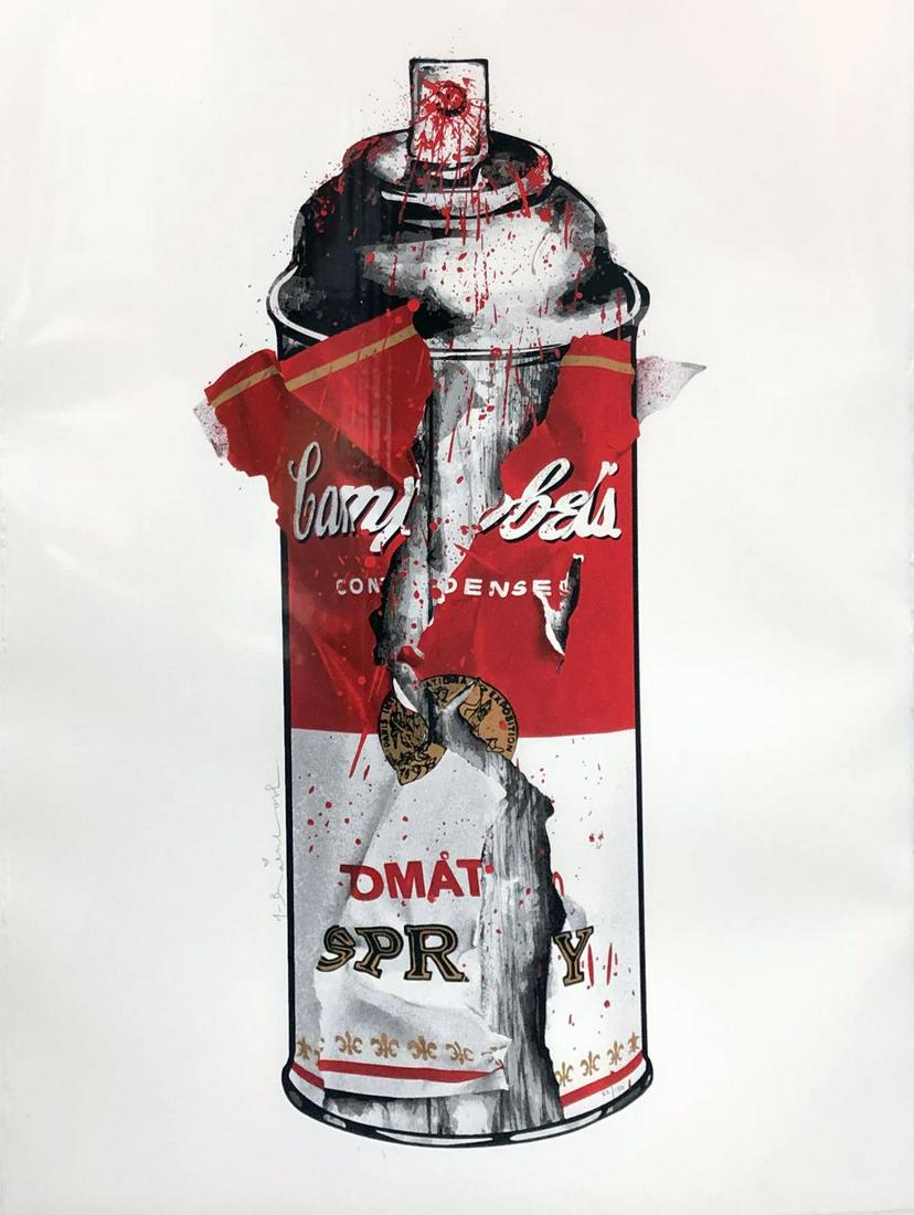 Mr. Brainwash - Torn Spray Can (1 of 1)