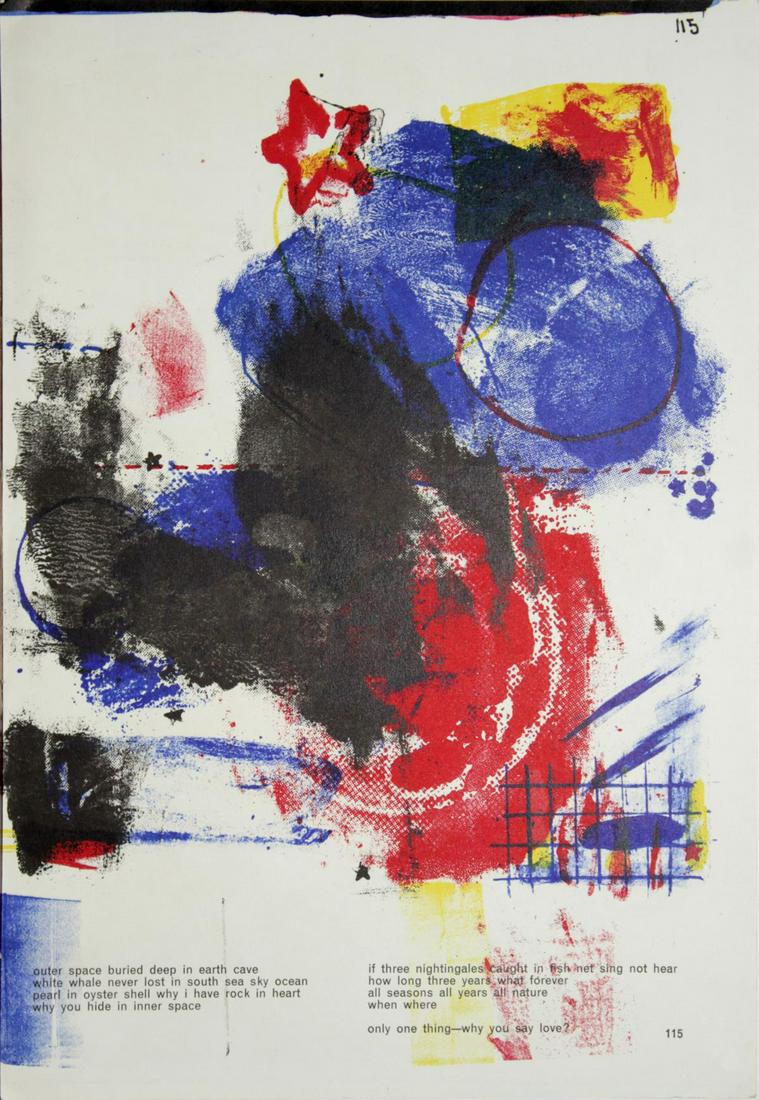 Robert Rauschenberg - "Untitled" from One Cent Life (1 of 1)