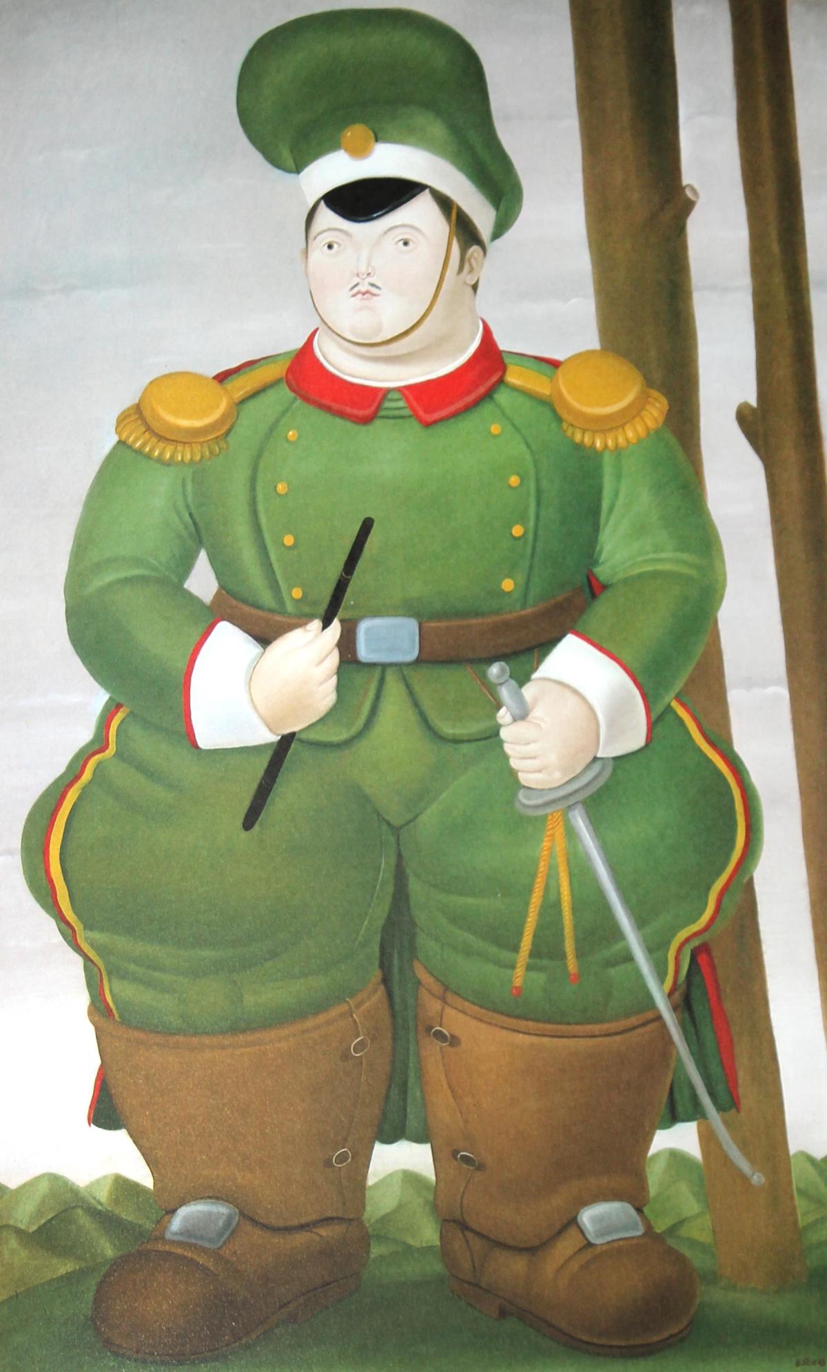 Fernando Botero (after) - Field Marshall (1 of 1)