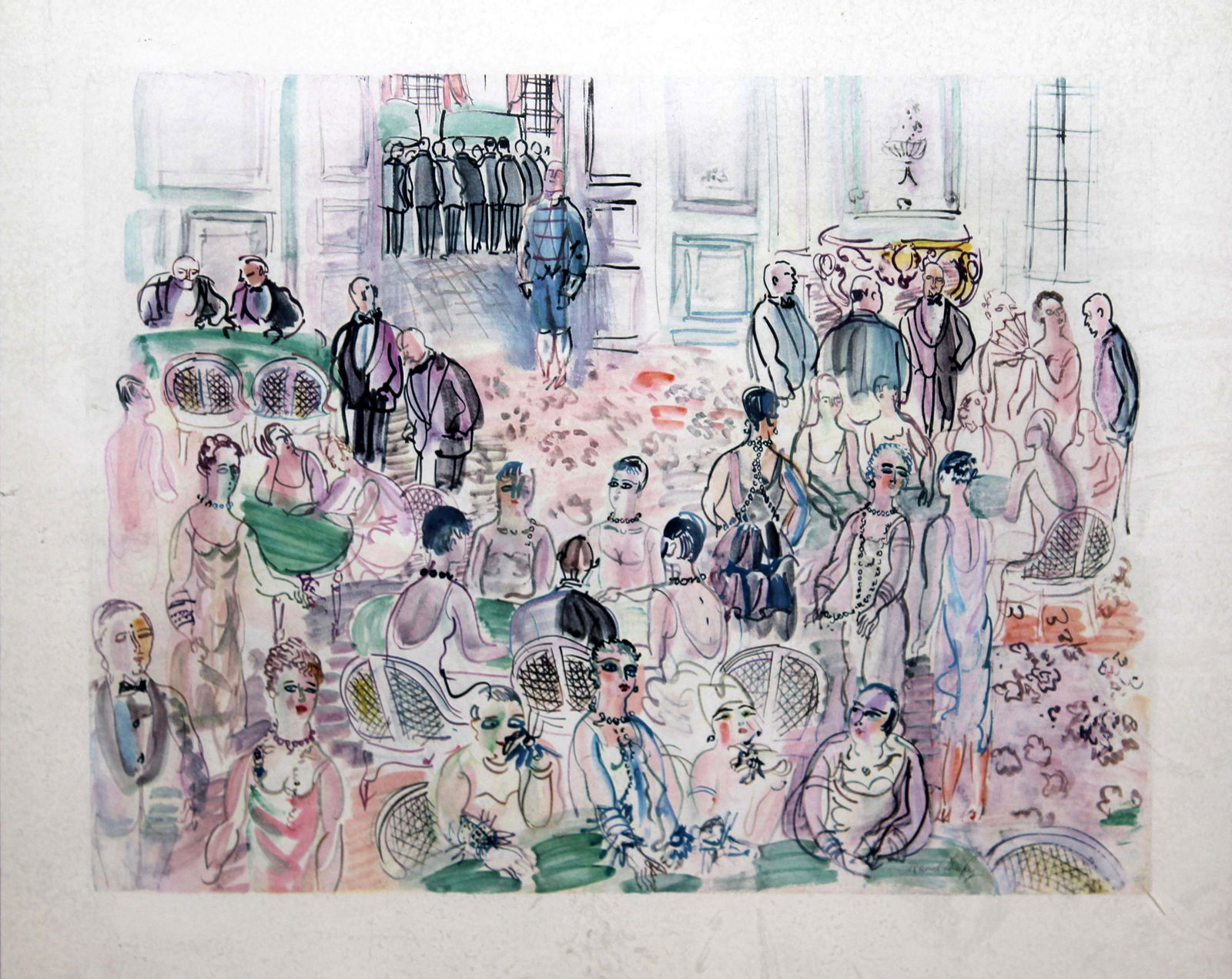 Raoul Dufy - Le Baccarata Deauville (1 of 2)